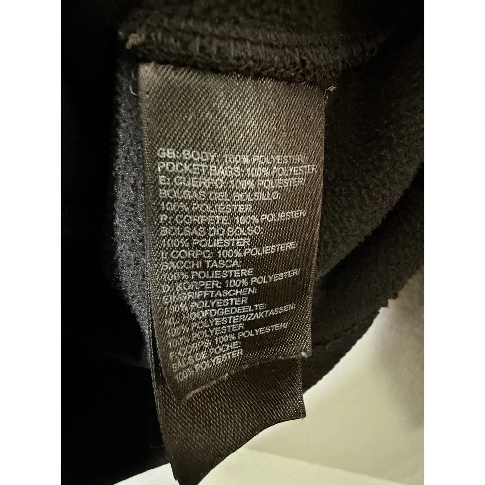 The North Face Krestwood Men's Small Black Full Zip Sweater Fleece Jacket